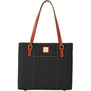 Dooney & Bourke Black Pebbled Leather Shopper /Tote